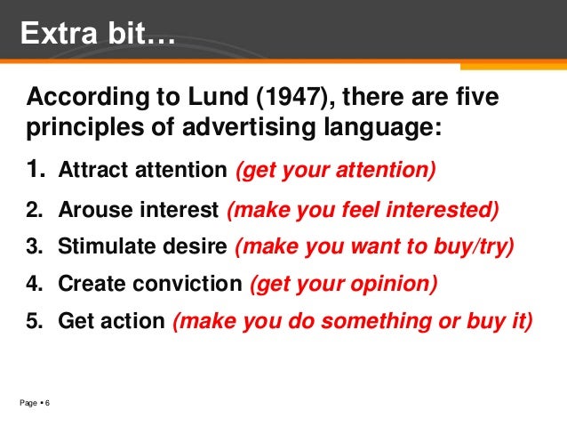 role of language in advertising language of advertising pdf